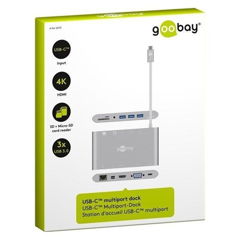 Goobay | USB-C All-in-1 Multiport Adapter | 62113 | USB Type-C - 3
